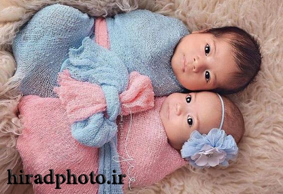 عکاسی از دوقلوها عکاسی از دوقلوها