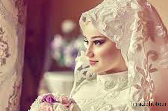 عکس عروس با حجاب
